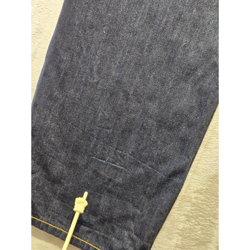 Rocawear Jeans Mens 36 Regular Fit Dark Wash Y2K Hip Hop Denim Pants Flap Pocket - Picture 7 of 10
